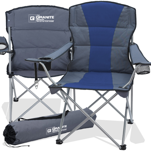 Premium Stripe Folding Chair The Granite Group Team Gear