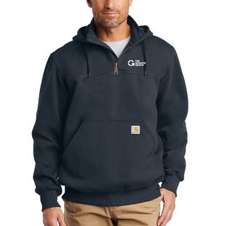 Carhartt ® Rain Defender ® Paxton Heavyweight Hooded Zip Mock Sweatshirt (Unisex)