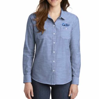 Ladies Slub Chambray Shirt