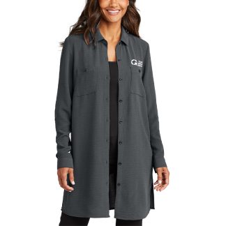 Port Authority® Women's Textured Crepe Long Tunic