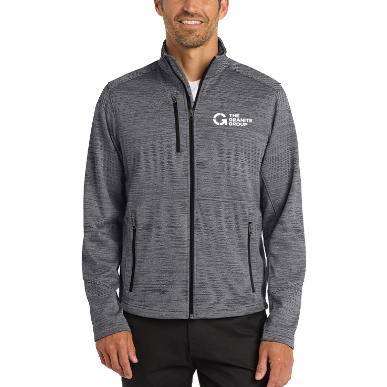 Port Authority® Digi Stripe Fleece Jacket
