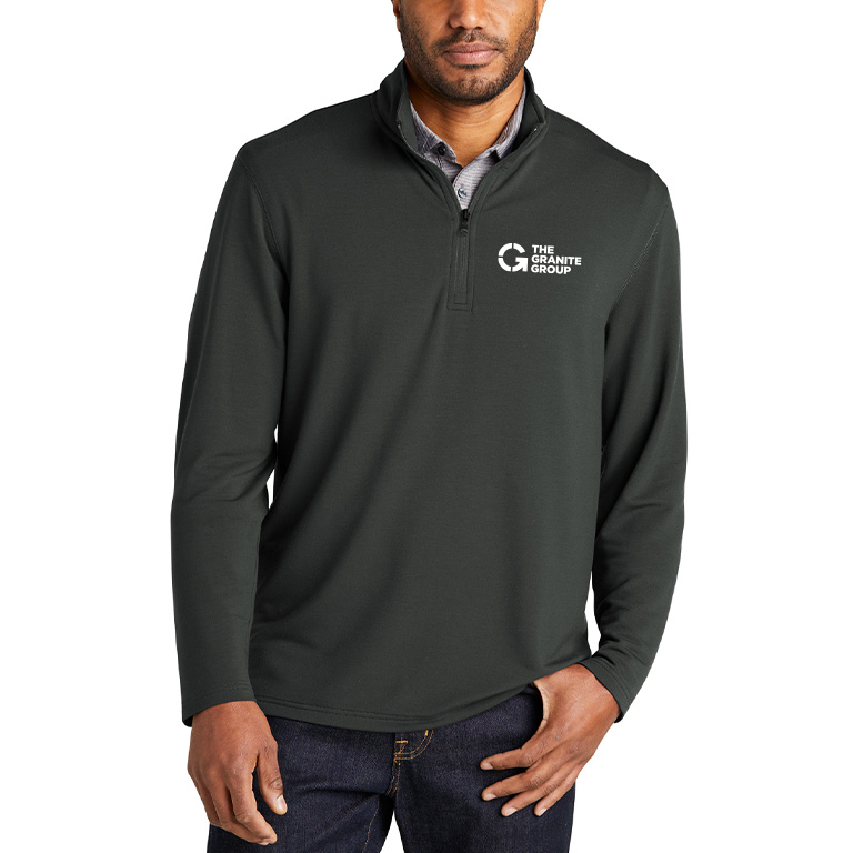 Port Authority® Microterry 1/4-Zip Pullover - Image 4