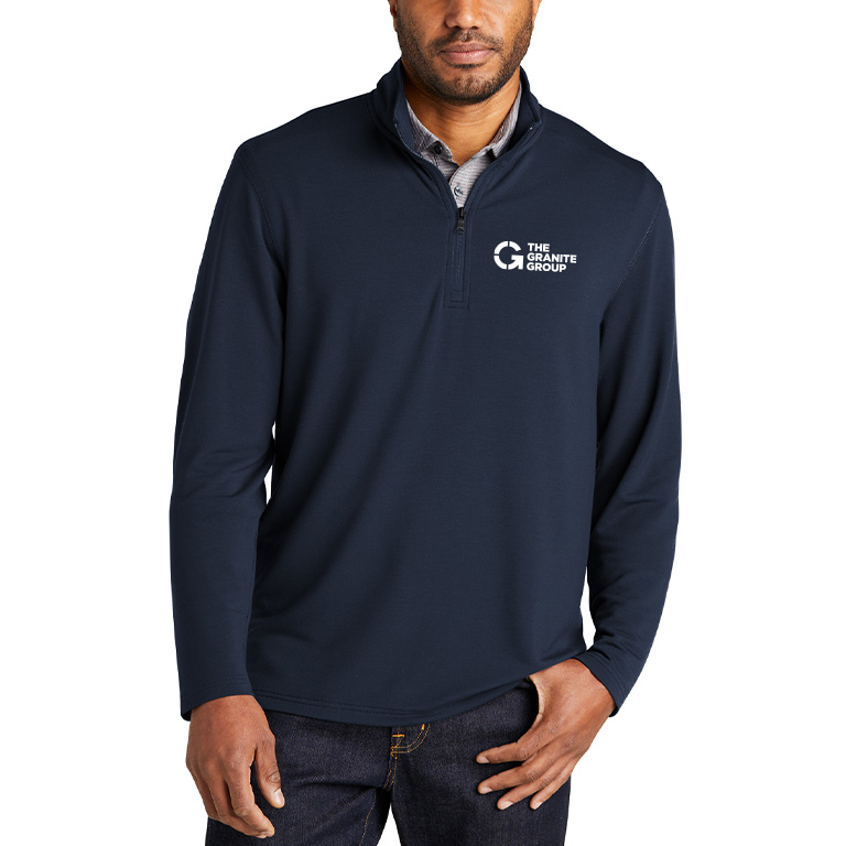 Port Authority® Microterry 1/4-Zip Pullover - Image 3